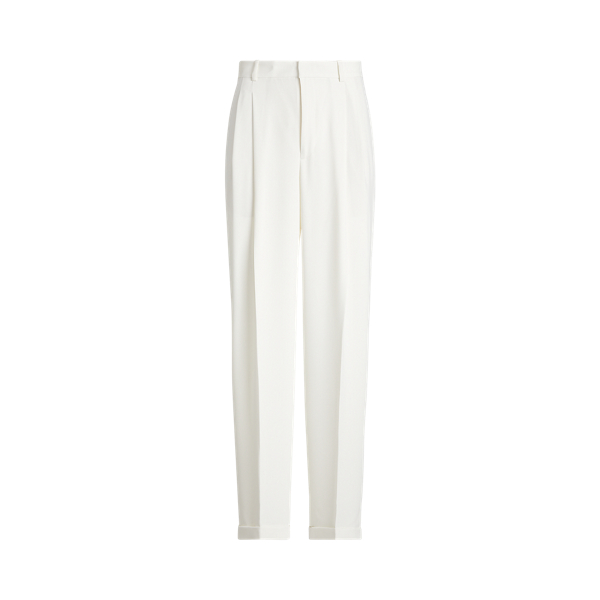 Satinhose mit weitem Bein Polo Ralph Lauren in Clubhouse-Creme 2