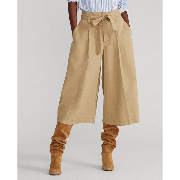 Monument Tan Wide-Leg Chino Trouser Polo Ralph Lauren 3