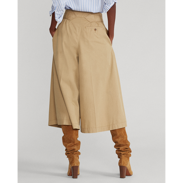 Monument Tan Wide-Leg Chino Trouser Polo Ralph Lauren 5