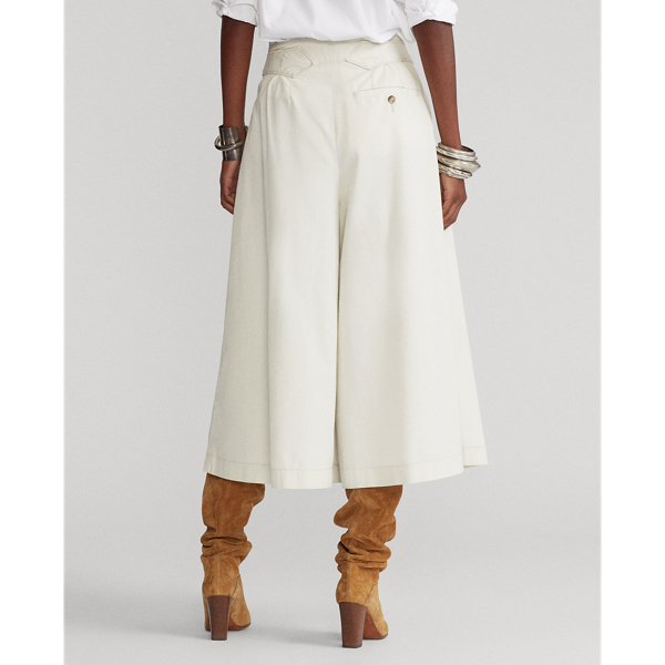 Parchment Cream Wide-Leg Chino Trouser Polo Ralph Lauren 5