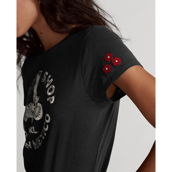 Pebble Black Motorcycle Jersey Tee Polo Ralph Lauren 6