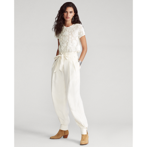 Nevis Embroidered Tulle Shirt Polo Ralph Lauren 3