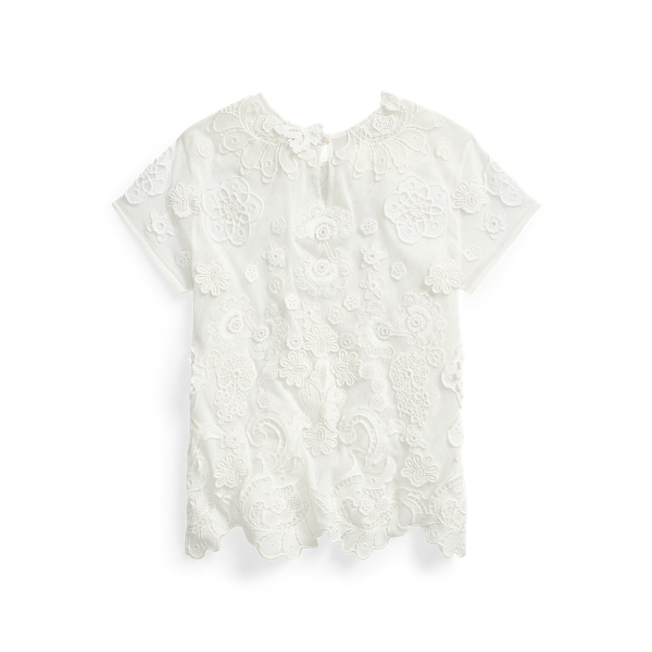Nevis Embroidered Tulle Shirt Polo Ralph Lauren 6