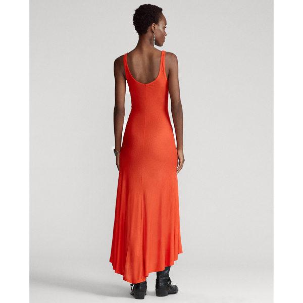 Petal Rose Jersey Sleeveless Dress Polo Ralph Lauren 6