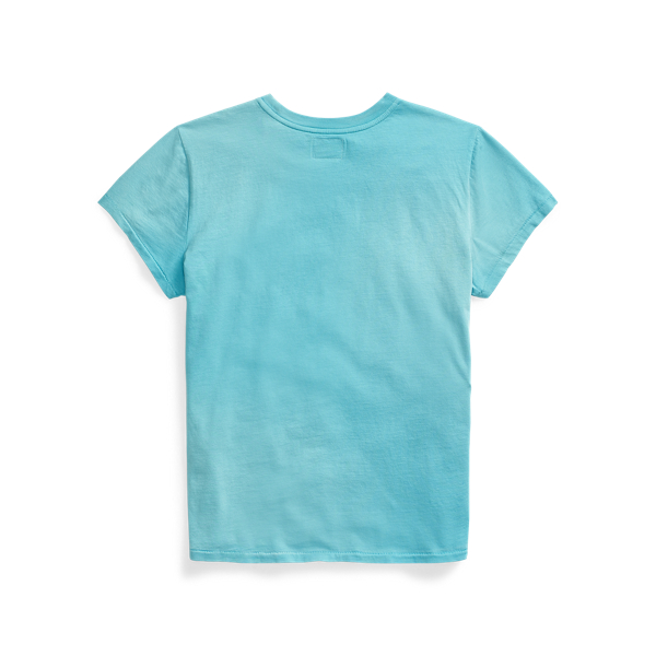 Spa Turquoise RL Cotton Jersey Tee Polo Ralph Lauren 2