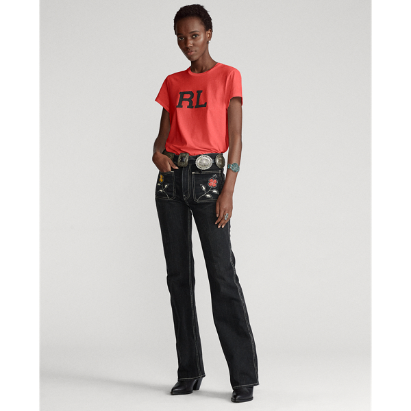 Post Red RL Cotton Jersey Tee Polo Ralph Lauren 3