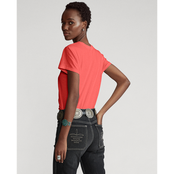 Post Red RL Cotton Jersey Tee Polo Ralph Lauren 4