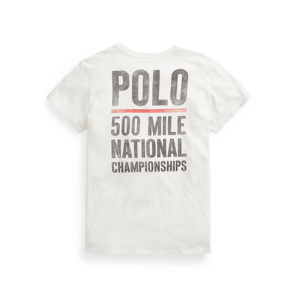 Nevis Logo Cotton Graphic Tee Polo Ralph Lauren 6
