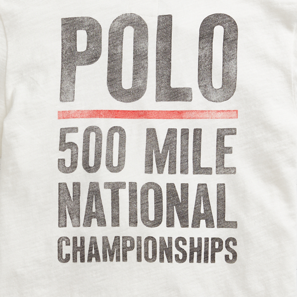 Nevis Logo Cotton Graphic Tee Polo Ralph Lauren 7