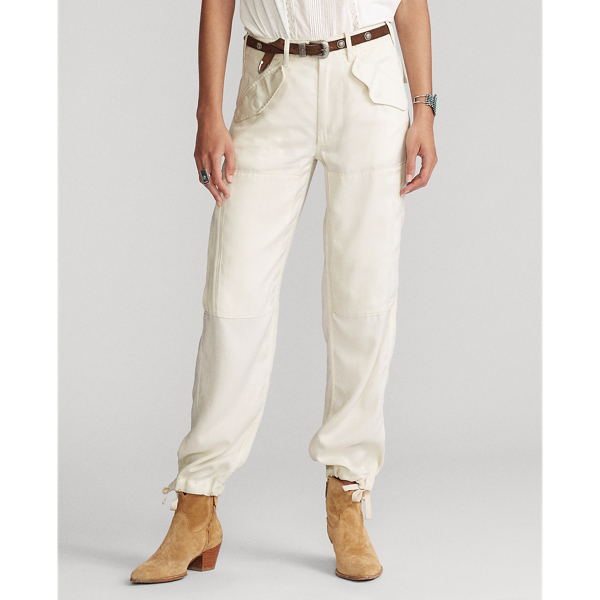 Parchment Cream Twill Cargo Trouser Polo Ralph Lauren 3