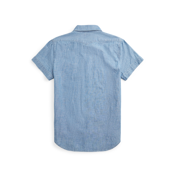 Country Blue Embroidered Cotton Shirt Polo Ralph Lauren 6