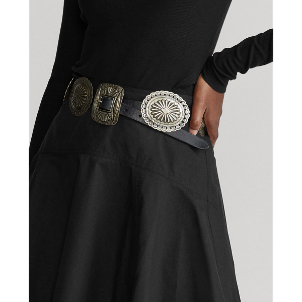 Black Cotton Broadcloth Skirt Polo Ralph Lauren 6
