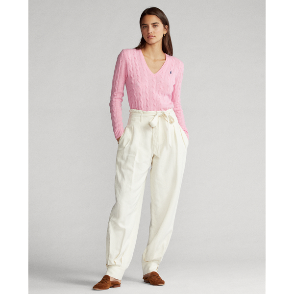 Course Pink Cable Wool-Cashmere Jumper Polo Ralph Lauren 4