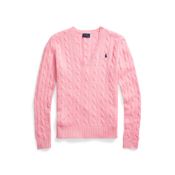 Cable Wool-Cashmere Sweater Polo Ralph Lauren w 1