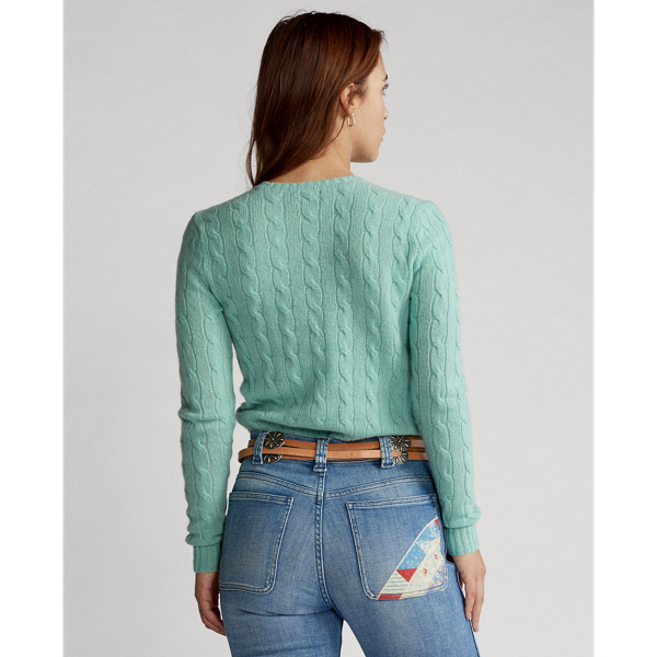 Soft Jade Cable Wool-Blend Jumper Polo Ralph Lauren 5