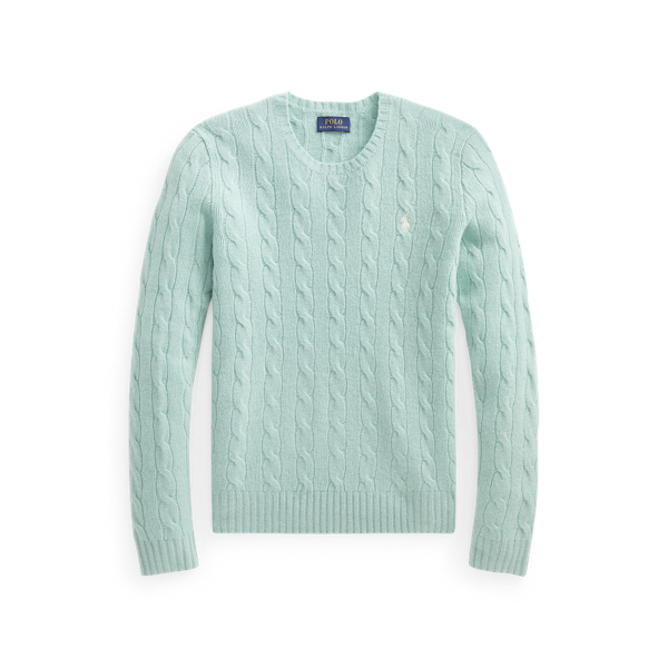 Pull torsad&eacute; en laine m&eacute;lang&eacute;e Polo Ralph Lauren en 1