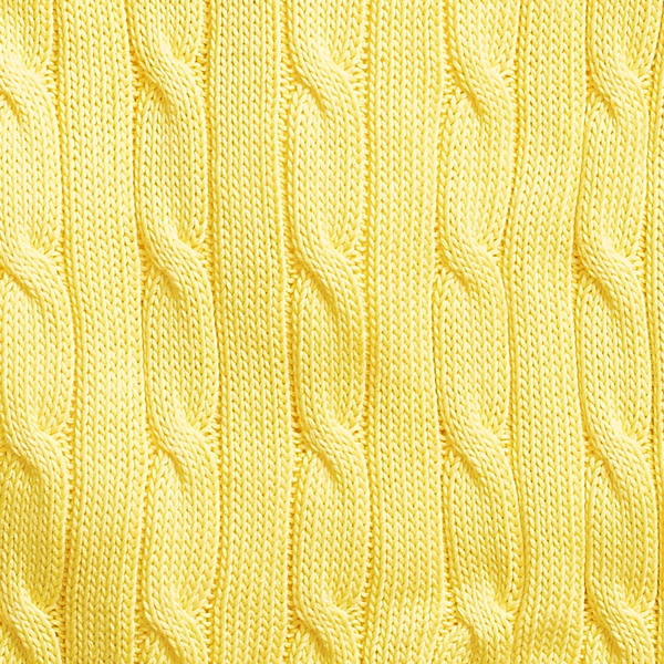 Lemon Cable-Knit V-Neck Jumper Polo Ralph Lauren 6