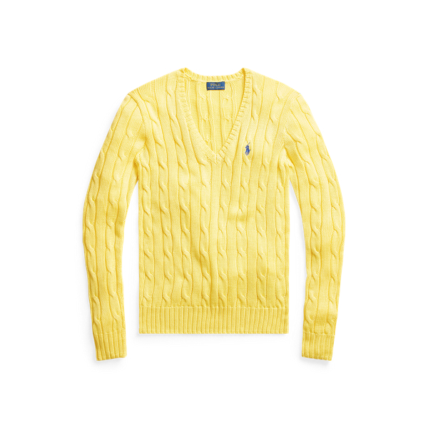 Cable-Knit V-Neck Jumper Polo Ralph Lauren 1