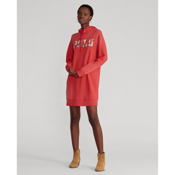Startboard Red Fleece Hoodie Dress Polo Ralph Lauren 4