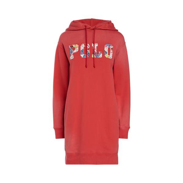 Startboard Red Fleece Hoodie Dress Polo Ralph Lauren 2