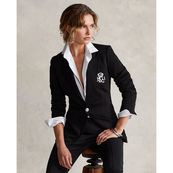 Ralph Lauren discount Black Camel Wool Blazer