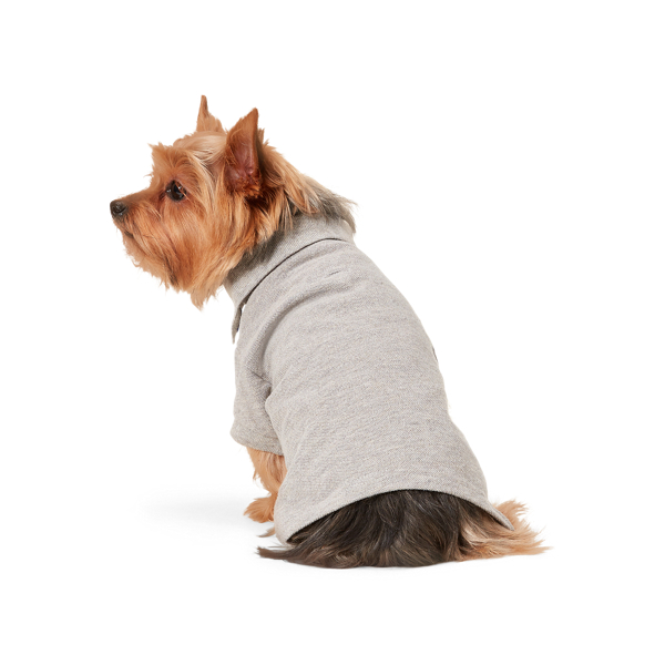 Dark Sport Heather Cotton Mesh Dog Polo Shirt Ralph Lauren Pet 2
