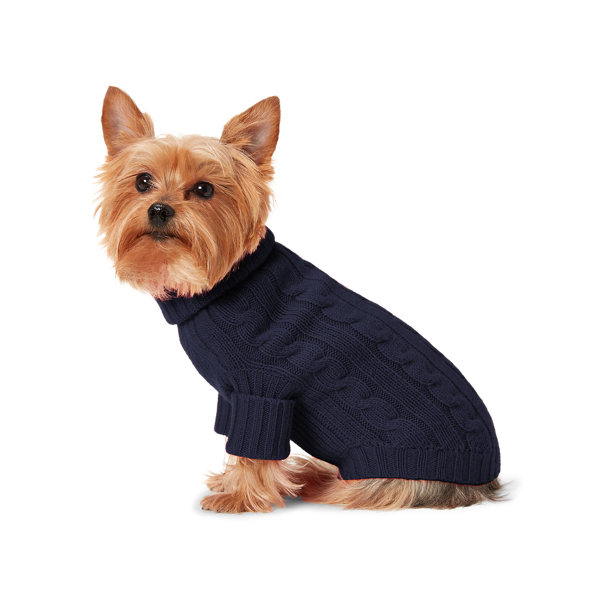 Kaschmirpullover für Hunde Ralph Lauren Pet in Edles Lila 3