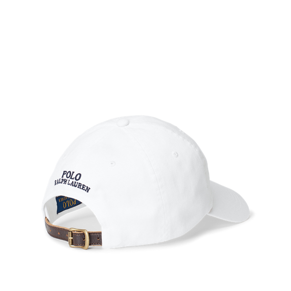 White Polo Bear Chino Ball Cap Polo Ralph Lauren 2