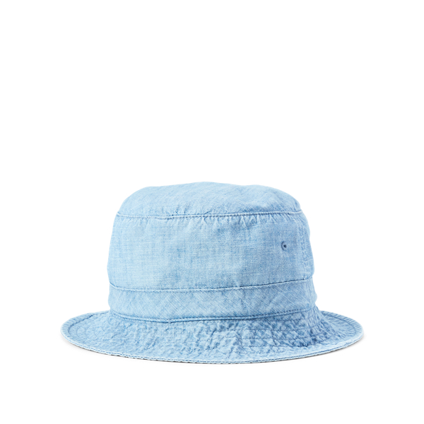 Blue Chambray Chambray Bucket Hat Polo Ralph Lauren 2
