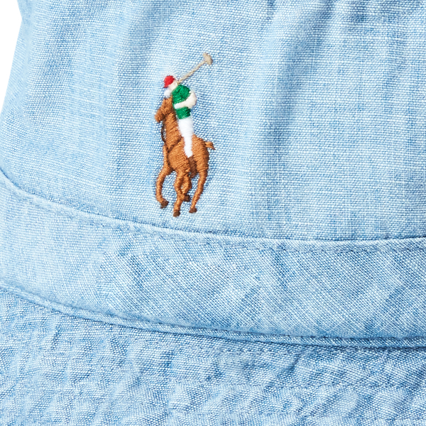 Blue Chambray Chambray Bucket Hat Polo Ralph Lauren 3