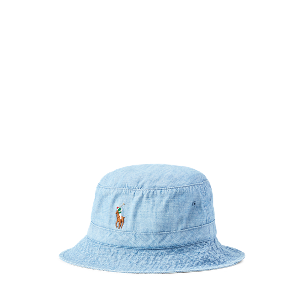 帽子 polo ralph lauren  beach bucket hat Polo Ralph Lauren Beach Bear Bucket Hat | Dillard's