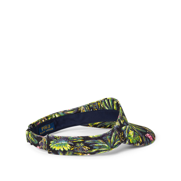 Flamingo Tropical Tropical Cotton Chino Visor Polo Ralph Lauren 2