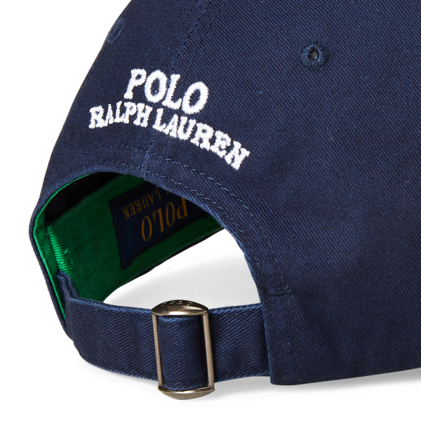 Chino-Baseballkappe mit Polo Bear Polo Ralph Lauren in Newport Navy/Windsurfer 3
