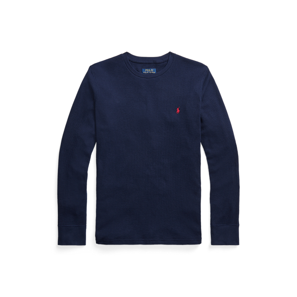 Waffle-Knit Cotton-Blend Sleep Shirt