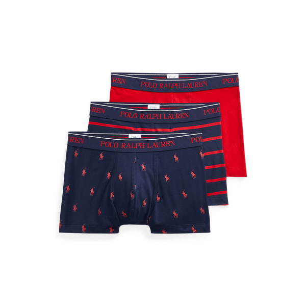 Set van drie stretchkatoenen boxershorts