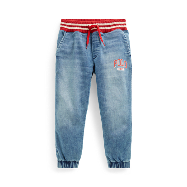 Pantalon de jogging denim stretch Boys 1.5-6 Years en 1