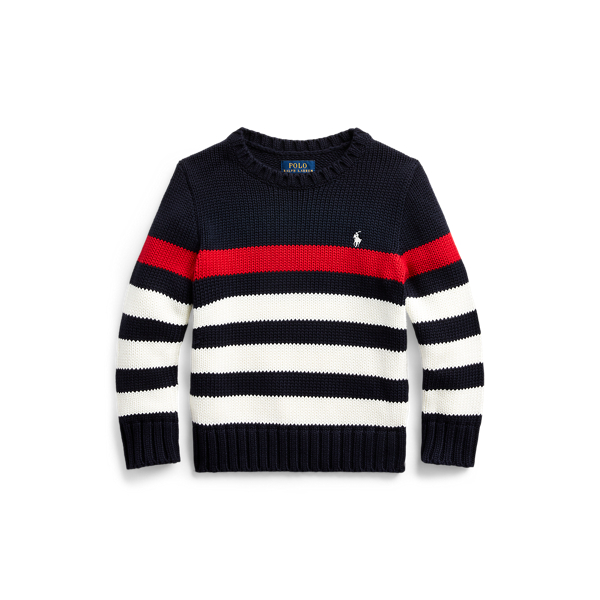 Striped Cotton Jumper Boys 1.5-6 Years 1