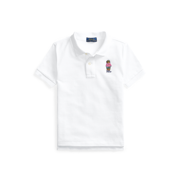 Polo Bear Cotton Mesh Polo Shirt Boys 1.5-6 Years 1