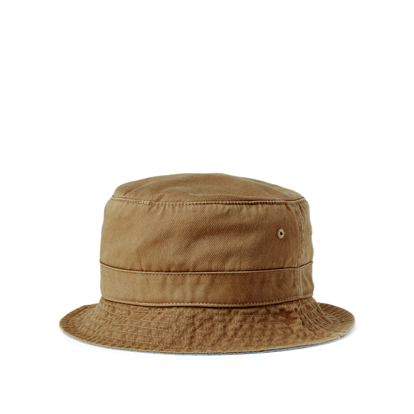 Polo Ralph Lauren 山丘卡其色 棉質漁夫帽 2