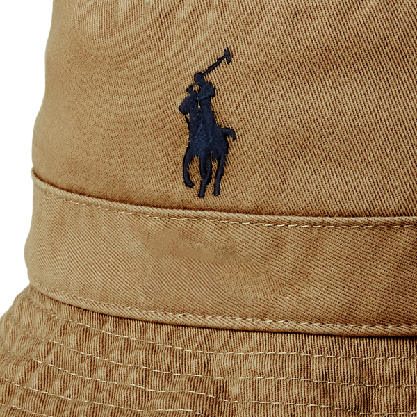 Polo Ralph Lauren 山丘卡其色 棉質漁夫帽 3