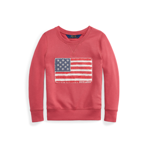 Flag French Terry Pullover Girls 1.5-6.5 Years 1