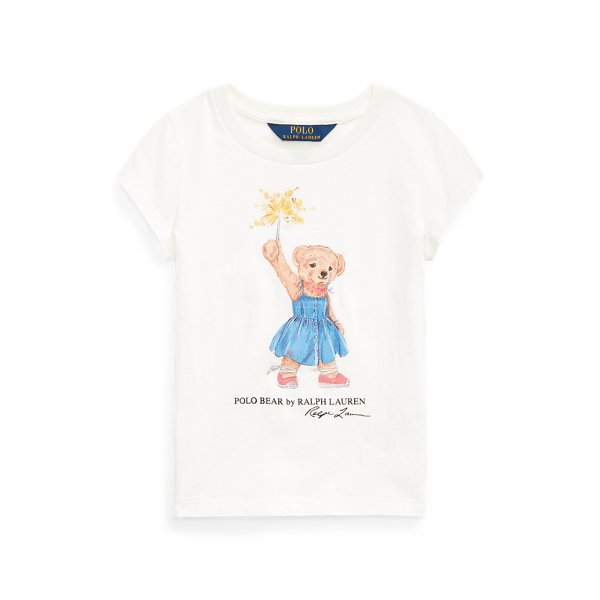 Polo Bear Cotton Tee Girls 1.5-6.5 Years 1