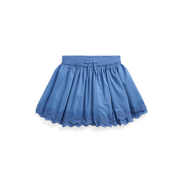 Skort in cotone traforato Girls 7-14 Years in 1