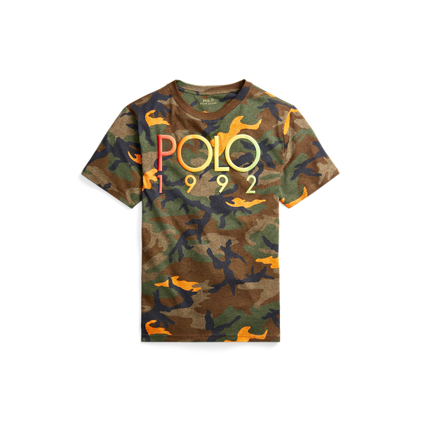 Camo Cotton Jersey Tee Boys 6-14 Years 1