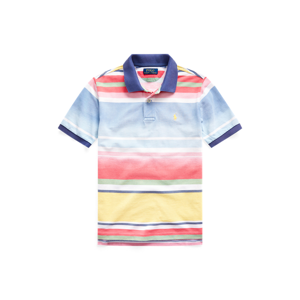 Polo en coton piqu&eacute; ray&eacute; Boys 6-14 Years en 1