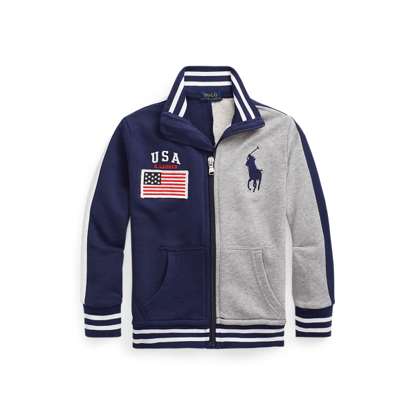 Giacca in spugna di cotone Boys 1.5-6 Years in 1