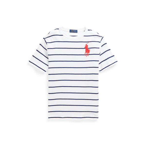 Striped Cotton Jersey Tee Boys 6-14 Years 1