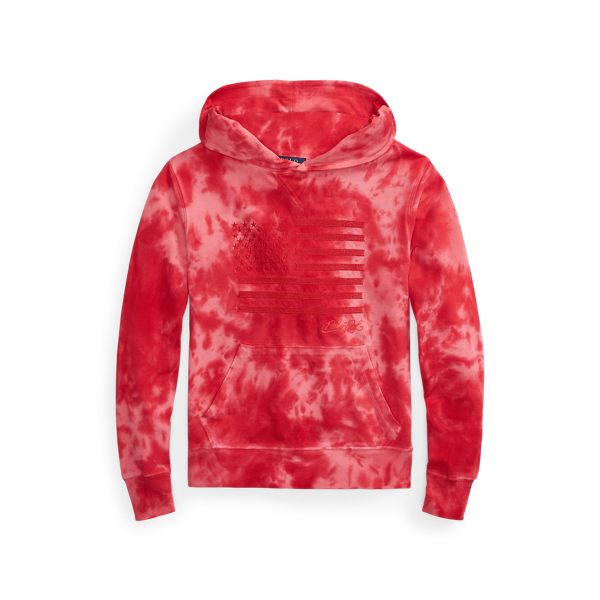 Flag Cotton Mesh Hooded Tee Boys 6-14 Years em 1