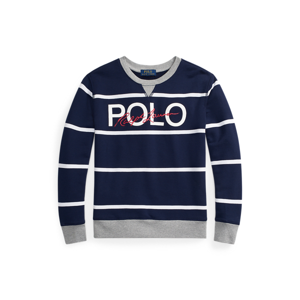 Logo Cotton Terry Sweatshirt Boys 6-14 Years in 1