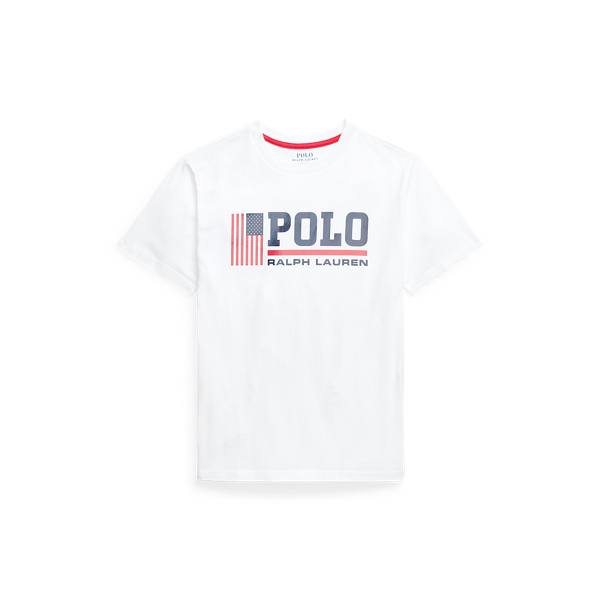 Cotton Jersey Graphic Tee Boys 6-14 Years em 1